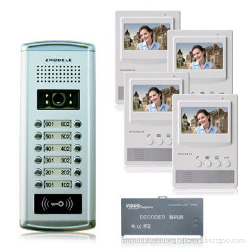 4.3-inch Indoor Monitor for 12-apartment